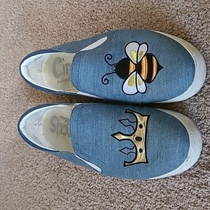 Sam Edleman Circus Queen Bee Slip Ons